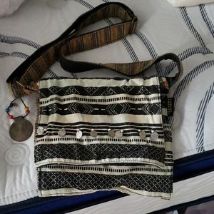 Aztec hippie colorful messenger shoulder purse